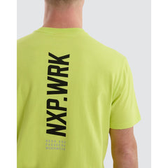 NXP.WRK - Blueprint Dual Curved T-Shirt - Bright Yellow | NPWTS02-BTYL