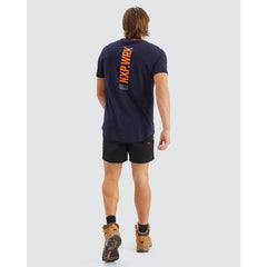 NXP.WRK - Blueprint Dual Curved T-Shirt - True Navy | NPWTS02-TNVY