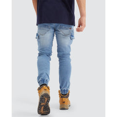 NXP.WRK - Dozer Slim Fit Jogger Pant - Mid Blue | NPWJJ002-MIDB