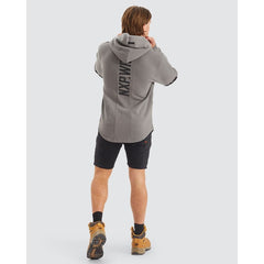 NXP.WRK - Blueprint Dual Curved Hoodie - Charcoal | NPWHS02-CHAR