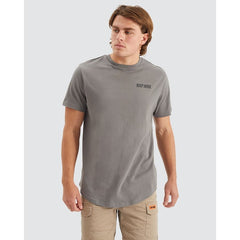 NXP.WRK - Blueprint Dual Curved T-Shirt - Charcoal | NPWTS02-CHAR