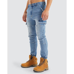 NXP.WRK - Dozer Slim Fit Jogger Pant - Mid Blue | NPWJJ002-MIDB