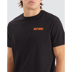 NXP.WRK - Blueprint Dual Curved T-Shirt - Solid Black | NPWTS02-SBLK