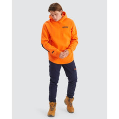 NXP.WRK - Blueprint Dual Curved Hoodie - Work Orange | NPWHS02-WORG