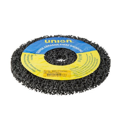 Union Clean & Strip Disc Abrasive Fibre 180mm Dia x 22mm Bore - Carded