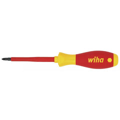 Wiha - Slimfix Screwdriver, Phillips Ph1 x 80mm, Softfinish, VDE 1000V Insulated | WH-39564