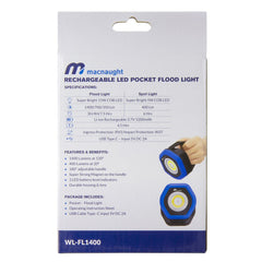 Macnaught - Pocket Flood Light Lumens