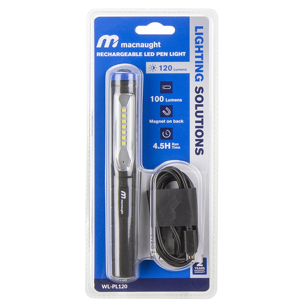 Macnaught - Rechargeable LED Pen Light