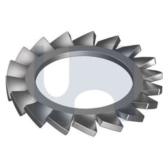 Hobsons - M10 x 18.0 x 0.9 304 Stainless Din 6798 Type A Lock / A2 Lock Washer Ext Serr Tooth (Pack Of 200)