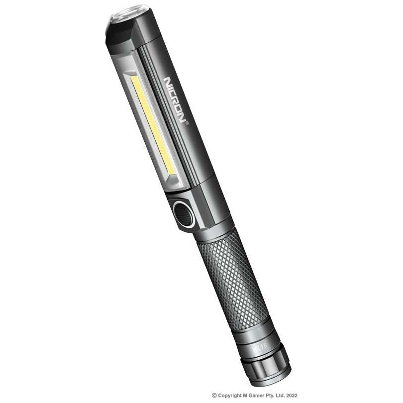 Nicron - Nicron -  COB:500LM / SPOT:200LM7W 3AAA slim work light with torch | WL15