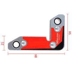 Weldtronic - Magnetic Corner Holder 84x54mm 
30°,60°,90°,120°,150° / 18kg | WMCH8454