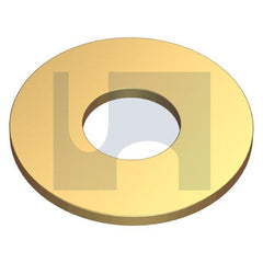 Hobsons - 3/8 x 1 Zinc Yellow Passivate Hec / 38-45Hrc Large Od Sampson Washers (Pack Of 100)