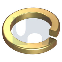 Hobsons - M12 x 18.0 x 2.5 Zinc Yellow Passivate Hec 7980 / Spring Steel Spring Washer Sq Sections (Pack Of 200)