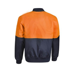 Worksense - WS 2Tone Recycled Polyester Flying Jacket Orange/Navy Size 3XL | WS0006520ONR3XL
