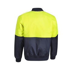 Worksense - WS 2Tone Recycled Polyester Flying Jacket Yellow/Navy Size Medium | WS0006520YND00M
