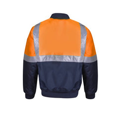 Worksense - WS Jacket Flying 2T H Taped Recycled Poly Oxf Orange/Navy Size 3XL | WS9586520ONR3XL