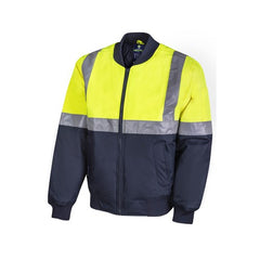 Worksense - WS Jacket Flying 2T H Taped Recycled Poly Oxf Yellow/Navy Size Small | WS9586520YNC00S