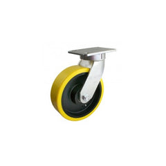 EHI - 250mm Urethane/cast Iron Swivel Plate Castor | X12A91K250