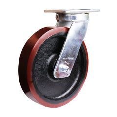 EHI - 250mm Urethane/cast Iron Swivel Plate Castor | X22AZ95K250