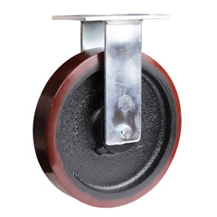 EHI - 250mm Urethane/cast Iron Fixed Plate Castor | X23AZ95K250