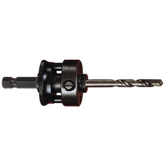 Starrett - Arbor w/CT Pilot Drill  for 3/8in chuck  saws 1-1/4in-6 | XA10