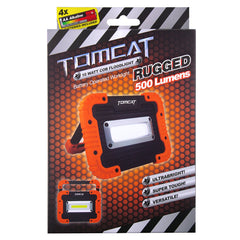 Tomcat - 10 Watt 'Rugged' Cob Led Floodlight Inc. AA Batt