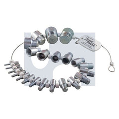 Hobsons - 1/8 - 1 Zinc Plated Imperial Stl Thread Check Display Cable | S21 (Pack Of 1)