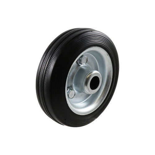 EHI - 100mm Black Rubber Wheel Roller Bearing 50kg Capacity | Y15R100