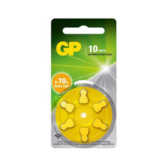 Powercell - GP Zinc Air 14V Hearing Aid PR70 Dial of 6 | ZA10-D6