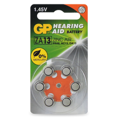 Powercell - GP Zinc Air 14V Hearing Aid PR48 Dial of 6 | ZA13-D6