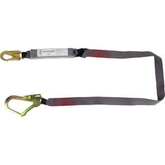 Maxisafe - Maxisafe Single Webbing Lanyard W/ Snaphook & Scaffold Hook - 2M | ZABM-T5