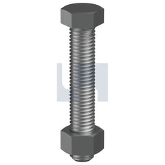 Hobsons - M20 x 50 - Hex Bolt & Nut - Hot Dip Galvanised - Class 4.6 | KBH46GCM200050