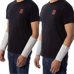 Elliotts - Chrome Leather Wrist Guard 250mm Long. (Pack of 1) | WP10RV