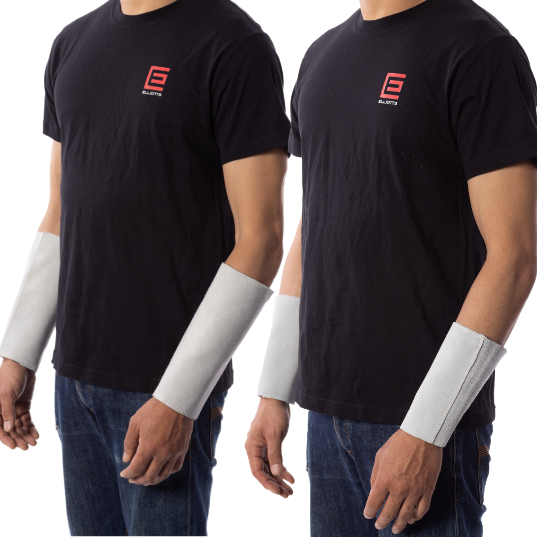 Elliotts - Chrome Leather Wrist Guard 180mm Long. (Pack of 50) | WP6RV-50