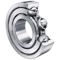 FAG Bearing - 6011-2ZC3 Single Row Deep Groove Ball Bearing 55mm ID x 90mm OD x 18mm W (C3 Clearance) | 6011-2ZC3_FAG