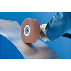 PFERD - Dia. 150 x 50mm Polinox Non-Woven Unmounted Grinding Wheel Pnl Centre Hole Dia. 25.4mm A180 for Fine Grinding & Finishing | 44644119
