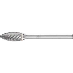 PFERD - Dia. 06 x 13mm Tungsten Carbide Burr Flame B Shank Dia. 3mm Z5 Universal Fine | 21203653