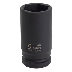 Action 41mm 1" Drive 6-point Metric Deep Thin Wall Impact Socket