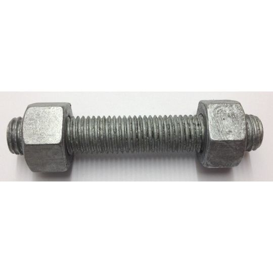 Bremick - B7 Stud UNC with 2 Grade 2H Nuts 1/2" x 125mm (Box of 16)