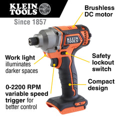 Klein Tools - COMPACT IMPACT DRIVER | A-BAT20-CD