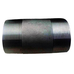 IFS - #28BSS 1/2" x 6" Long NPT Black Steel PSI Barrel Nipple | 79-228-0896