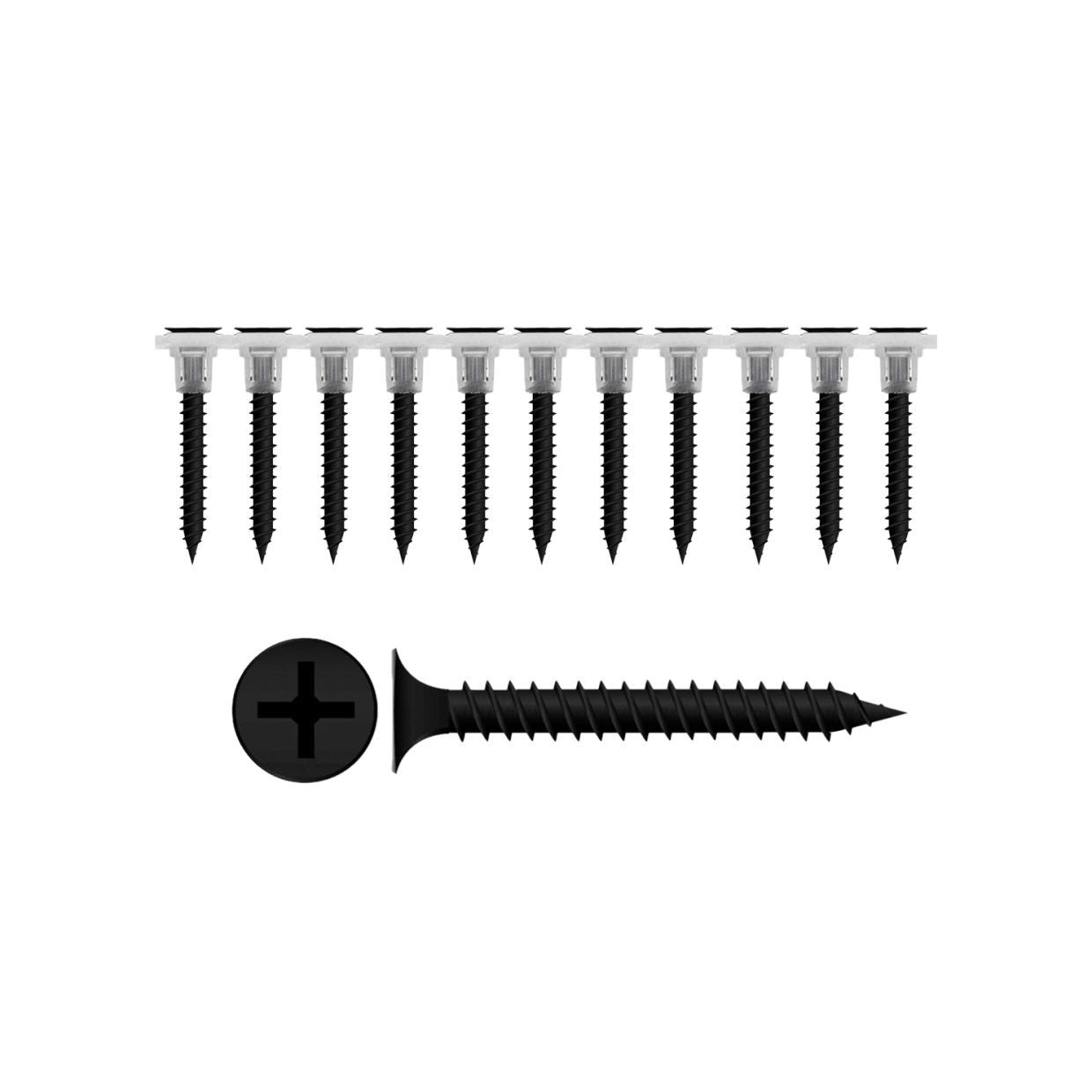 Bremick - Drywall Screw Zinc Yellow Fine Collated 6-18 x 45mm (Box of 1000)