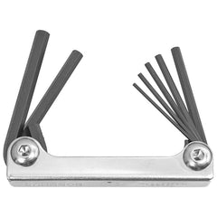 Bondhus - HEX Key Set Folding Imperial 5/64-1/4" 9Pc Tuffkote G/Grip | BD52589
