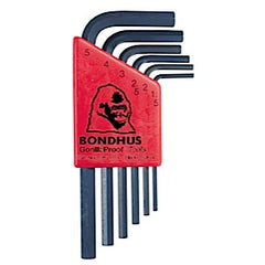 Bondhus - Set 6 HEX L-Wr Short 1.5-5mm | BD12246
