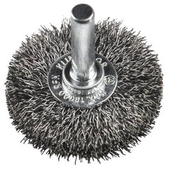Klingspor - BRS 600 W Round Shaft Brush 600 W, 50 x 9 x 6 mm, 0.3 Steel (Pack of 10) | 358354