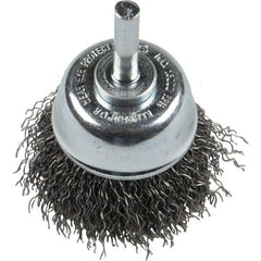 Klingspor - Bts 600 W Cup Brush With Shaft, 50 x 6 mm, 0.3 Stainless Steel (Pack of 20) | 358332