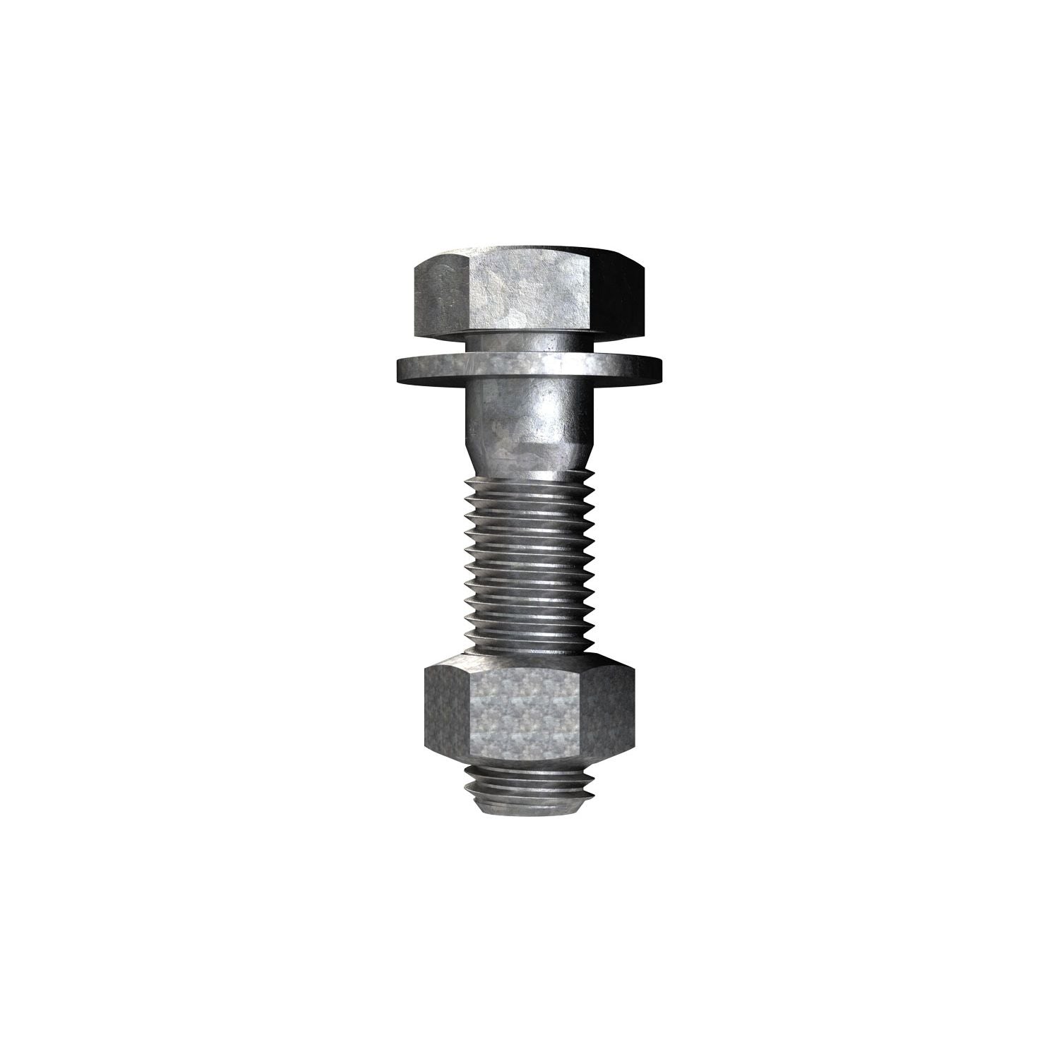 Bremick 8.8 structural bolt assembly – galvanised, side view