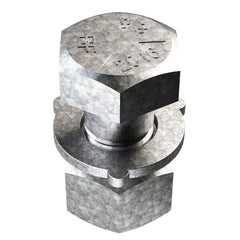 Bremick K0 8.8 structural bolt assembly – galvanised, close-up of head markings and K0 washer