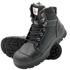 Maxisafe - Cougar ALASKA 8" Black Freezer Boot -30 Deg & 600g Thinsulate Lining Composite Toe - Size 10 | ALASKA-10