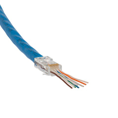 Klein Tools - Rj45 Pass-Thru Plug Cat6A 50 Pack | A-VDV826-704